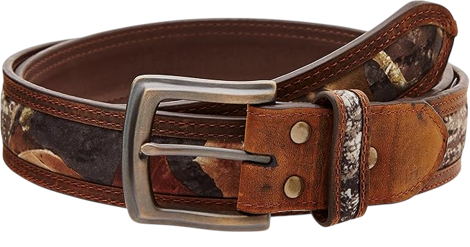 Men's Camo Center Inlay Belt by Nocona